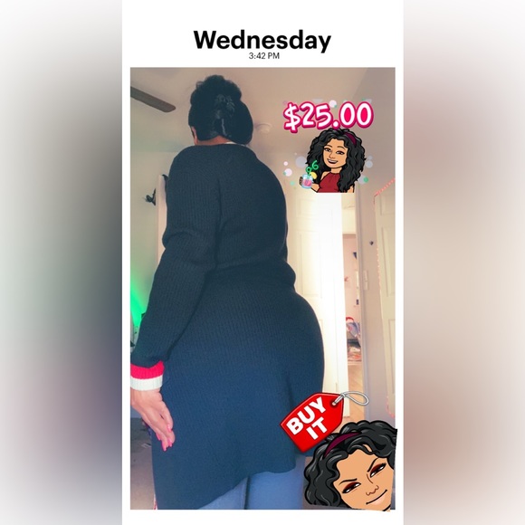 Long Black Cardigan - Picture 4 of 13